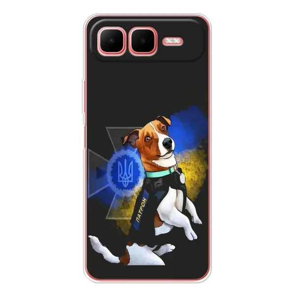 Чехол с принтом «Патрон собачка» для Infinix Smart 10 Plus Чехол с принтом «Патрон собачка» для Infinix Smart 10 Plus