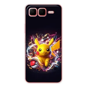 Чехол с Пикачу на Infinix Smart 10 Plus (Пикачу с мячом)