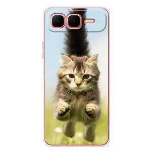 Чехлы с Котиками для Infinix Smart 10 Plus (VPrint) (Прыжок кота)