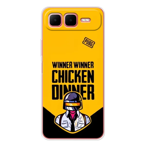 Чехол с принтом «Pubg шлем» для Infinix Smart 10 Plus