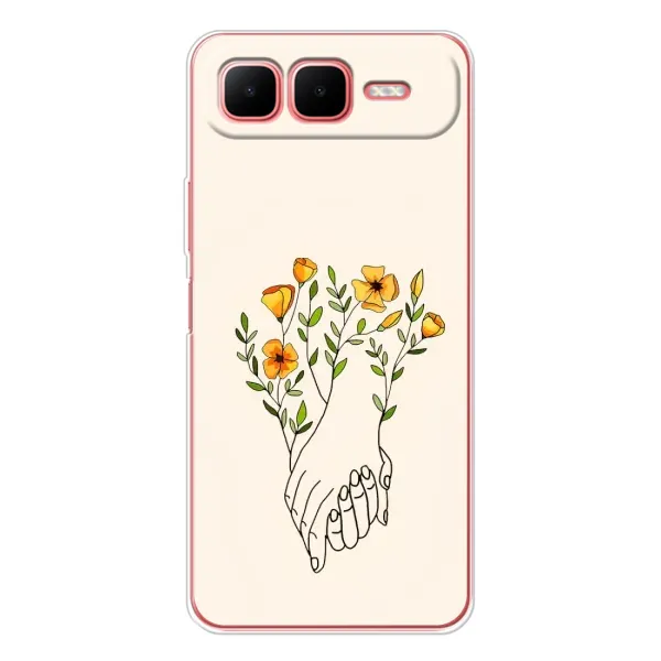 Чехол с принтом «Руки любви» для Infinix Smart 10 Plus