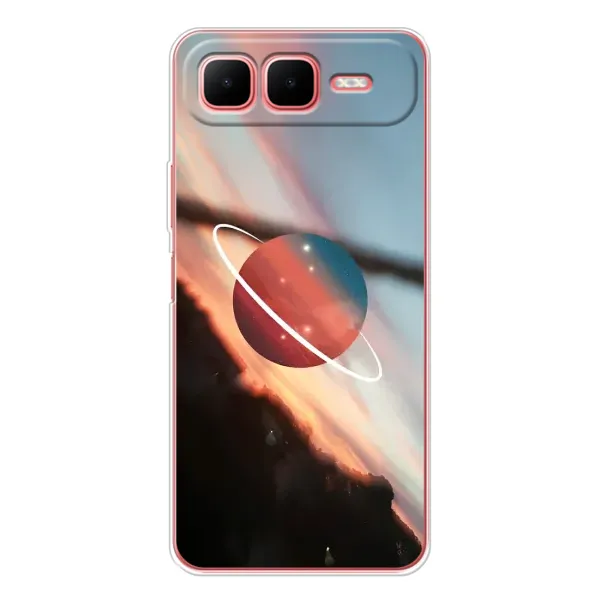 Чехол с принтом «Сатурн» для Infinix Smart 10 Plus