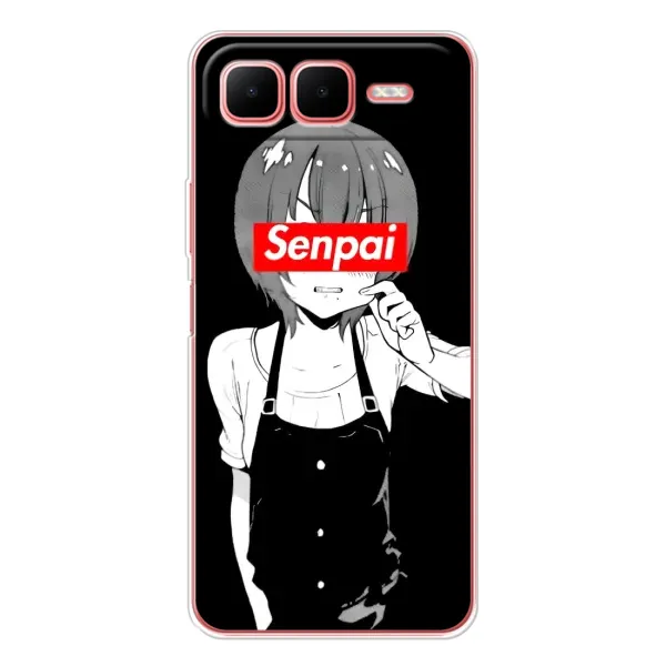 Чохол з принтом «Senpai» для Infinix Smart 10 Plus