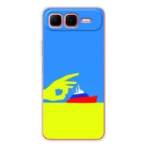 Чехол с принтом «Щелбан кораблю» для Infinix Smart 10 Plus