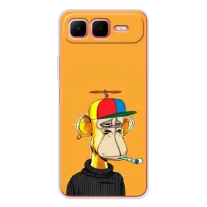 Чехол с принтом «Скучающая Обезьяна NFT» для Infinix Smart 10 Plus