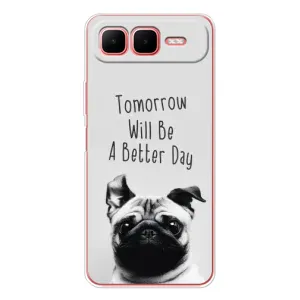 Чехлы с собаками для Infinix Smart 10 Plus (VPrint) (Смешной Мопс)