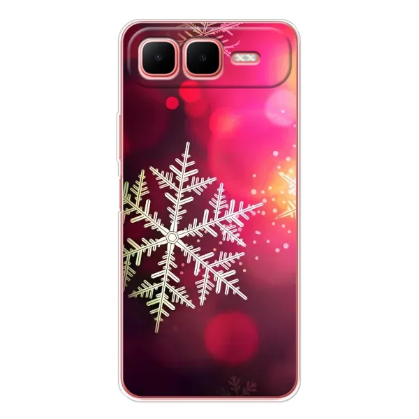 Чехол с принтом «Снежинка» для Infinix Smart 10 Plus
