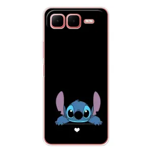 Чехол с принтом Стич на Infinix Smart 10 Plus (Стич на черном)