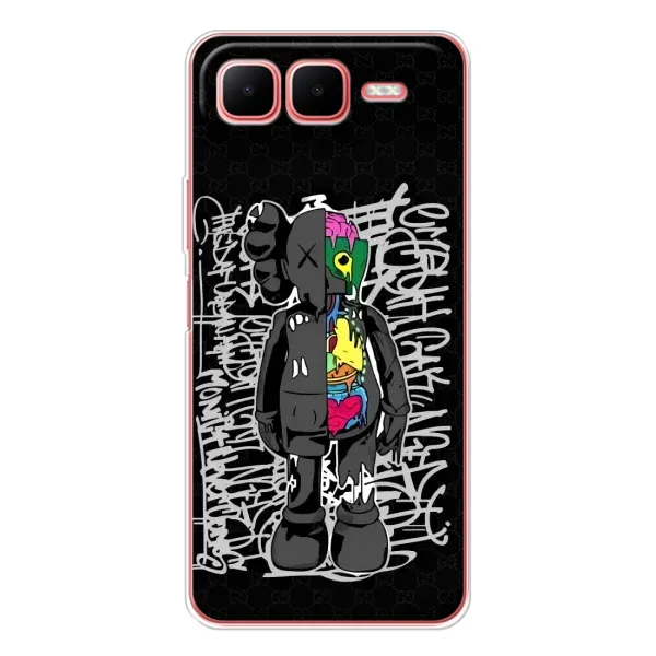 Чехол с принтом «Стиль Bearbrick» для Infinix Smart 10 Plus