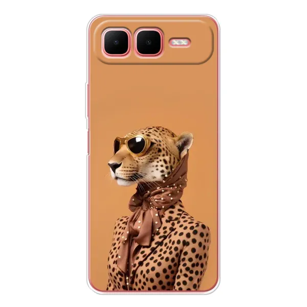 Чехол с принтом «Стильный леопард» для Infinix Smart 10 Plus Чехол с принтом «Стильный леопард» для Infinix Smart 10 Plus