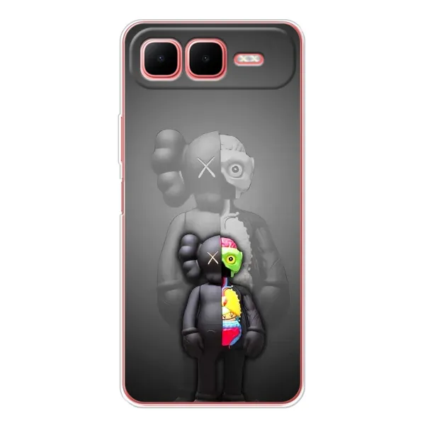 Чехол с принтом «Тело Bearbrick» для Infinix Smart 10 Plus