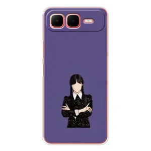 Чохол з принтом «Венздей у чорному» для Infinix Smart 10 Plus