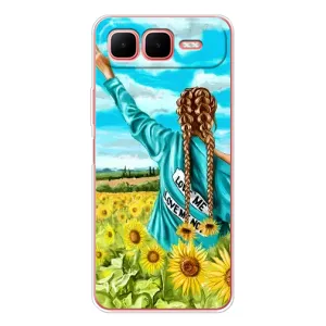 Чехол для Патриота Украины Infinix Smart 10 Plus - (AlphaPrint) (Украиночка)