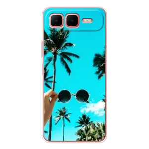 Силиконовый чехол с КАРТИНКАМИ лето для Infinix Smart 10 Plus (AlphaPrint) (Взгляд лето)