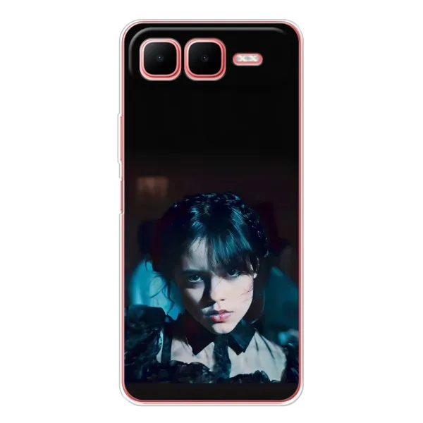Чохол з принтом «погляд Венздей» для Infinix Smart 10 Plus