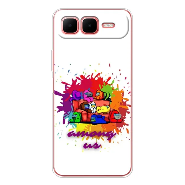Чехол с принтом «Яркий АмонгАс» для Infinix Smart 10 Plus