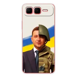 Чехол для Infinix Smart 10 Plus (AlphaPrint - с принтом Зеленского)
