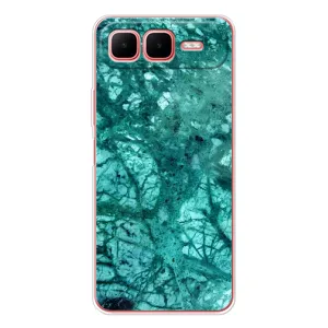 Мраморный чехол на Infinix Smart 10 Plus (VPrint) (Зеленый мрамор)