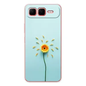 Чехлы с Цветами для Infinix Smart 10 Plus (VPrint) (Желтый цветок)