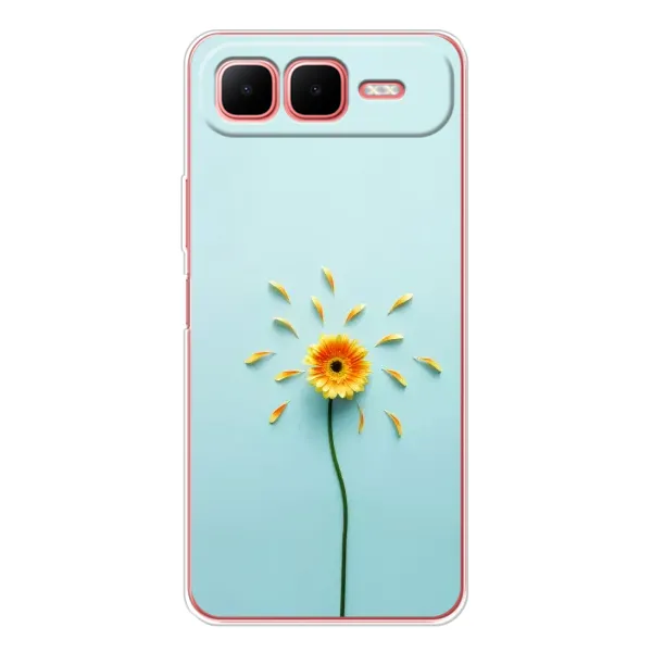 Чехол с принтом «Желтый цветок» для Infinix Smart 10 Plus