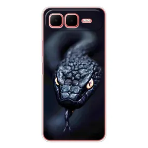 Чехол с картинкой «Хищники» для Infinix Smart 10 Plus (Черная змея)