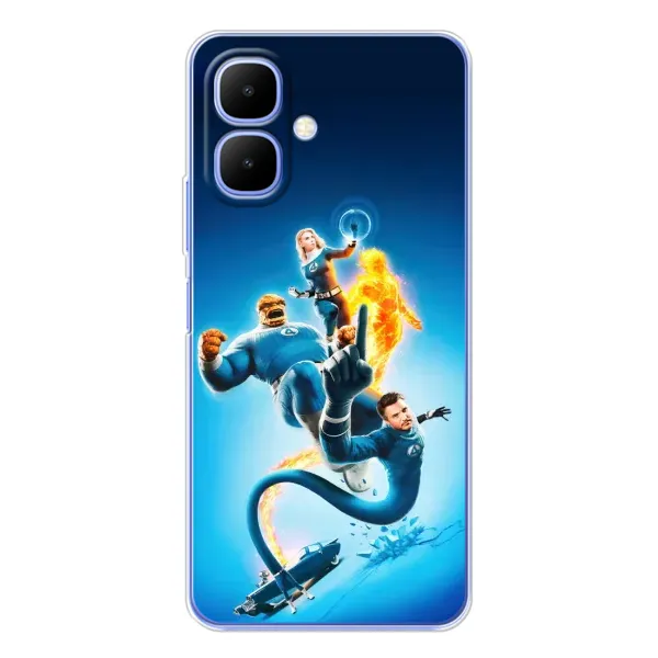 Чехол с принтом «Герои Фантастическая Четверка» для Infinix Smart 10