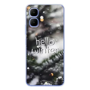 Новорічні, Святкові Чохли для Infinix Smart 10 - 2024 год (Hello winter)