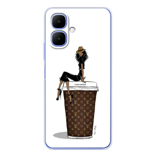 Чохол з принтом «кава LOUIS VUITTON» для Infinix Smart 10 Чохол з принтом «кава LOUIS VUITTON» для Infinix Smart 10