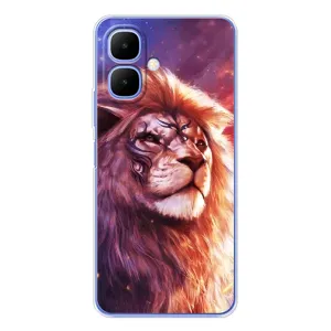 Чохол з картинкою ЛЕВ для Infinix Smart 10 (VPrint) (Красочний Лев)