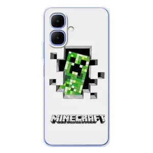 Чохол Майнкрафт на Infinix Smart 10 (AlphaPrint) Minecraft (кріпер Майнкрафт)