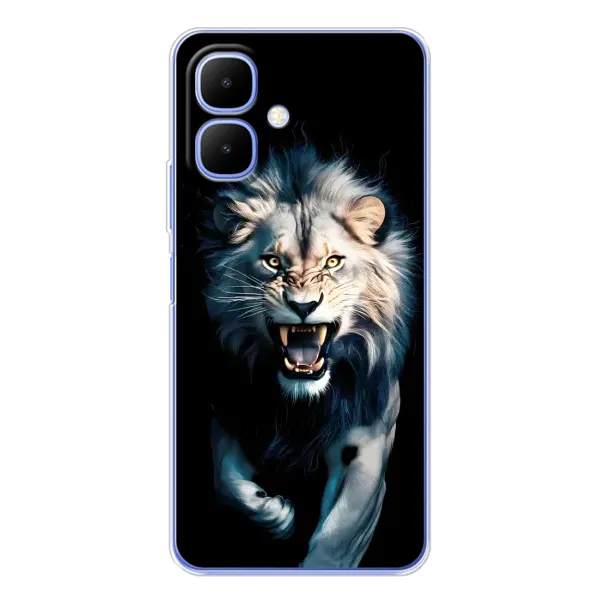 Чохол з принтом «Лев у темряві» для Infinix Smart 10