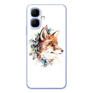 Чохли з картинкою Лисичка для Infinix Smart 10 (VPrint) (Лиса в квітах)