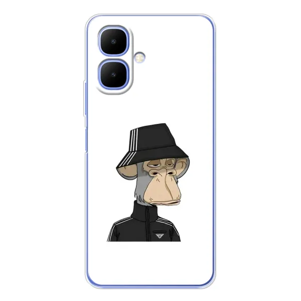 Чохол з принтом «мавпа NFT Adidas» для Infinix Smart 10