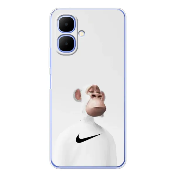 Чохол з принтом «мавпа NFT Nike» для Infinix Smart 10