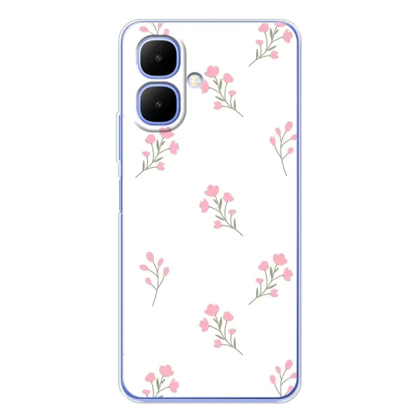 Чохол з принтом «Рожеві квіти» для Infinix Smart 10 Чохол з принтом «Рожеві квіти» для Infinix Smart 10