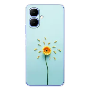 Чохли з квітами для Infinix Smart 10 (VPrint) (Жовта квітка)