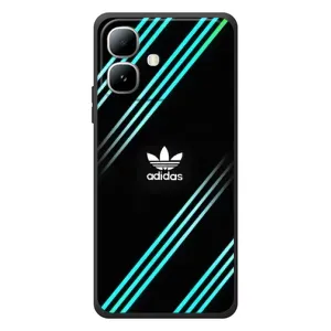 Чохли Адидас для Infinix Smart 20 (AlphaPrint) (Адідас з полосами)