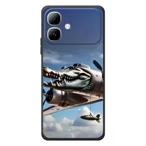 Чехол с мемом Тралалело тралала на Infinix Smart 20 (Бомбардиро крокодило)