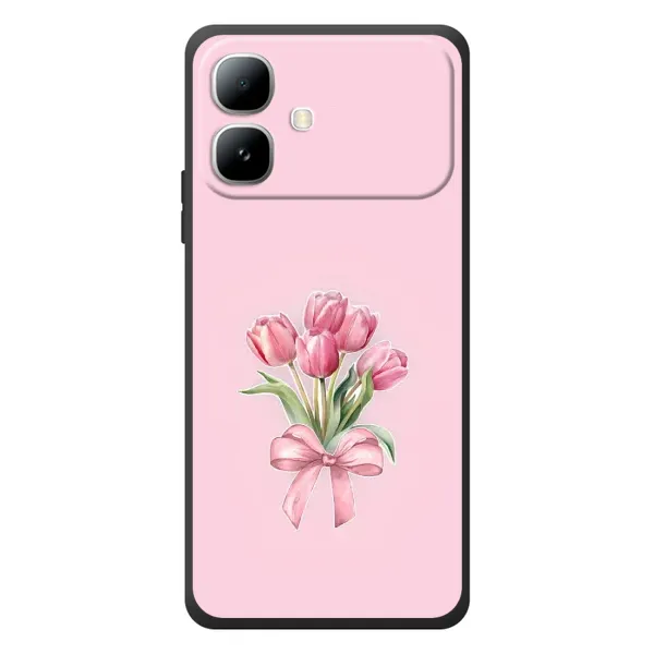 Чехол с принтом «Букет цветов» для Infinix Smart 20