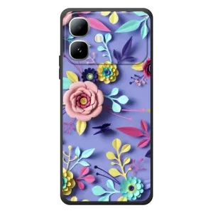 Чохли з квітами для Infinix Smart 20 (VPrint) (Дизайн квітів)