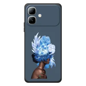 Чехлы (ART) Цветы на Infinix Smart 20 (VPrint) (Цветы на голове)