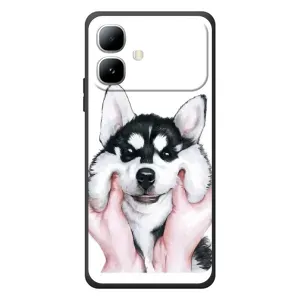 Чехлы с собаками для Infinix Smart 20 (VPrint) (Довольный Хаски)