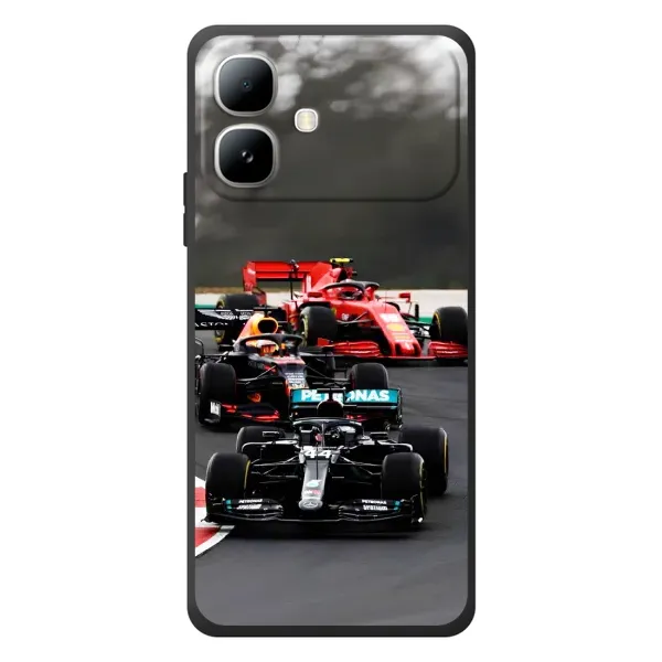 Чехол с принтом «Гонка Формула 1» для Infinix Smart 20