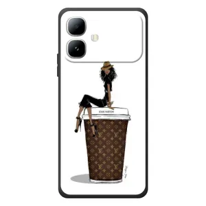 Чохли Луі Вітон для Infinix Smart 20 (AlphaPrint - LOUIS VUITTON) (кава LOUIS VUITTON)