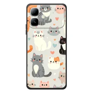 Чохол з малюнком кіт на Infinix Smart 20 (Колаж котів)