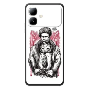 Чохли для Infinix Smart 20 с принтом Тараса Шевченко (AlphaPrint) (Козак Шевченко)