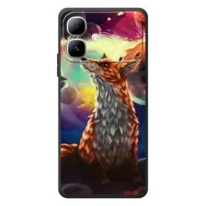 Чохли з картинкою Лисичка для Infinix Smart 20 (VPrint) (Лисичка в космосі)