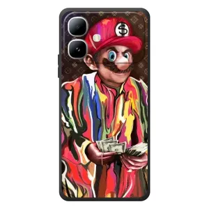 Брендновые Чехлы для Infinix Smart 20 - (PREMIUMPrint) (Mario LV)
