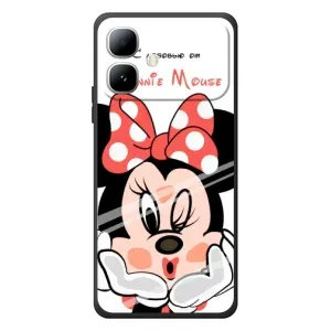 Эксклюзивный чехол для Infinix Smart 20 (AlphaPrint - Мультяшные) (Маус Минни)