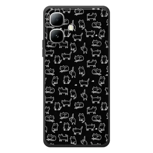 Чохол з принтом для Infinix Smart 20 (AlphaPrint) Модні коти (Маленькі котики)